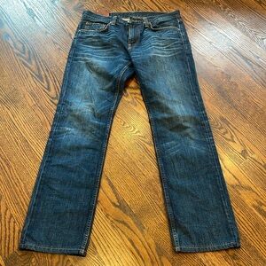 J. Brand Kane Slim Straight Leg sz 32 Made in California blue jeans 100% cotton